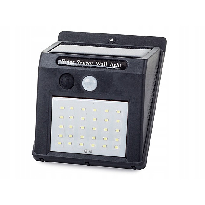 Lampă solară 30 SMD LED cu senzor de mișcare 12x9x5cm megamix.sk