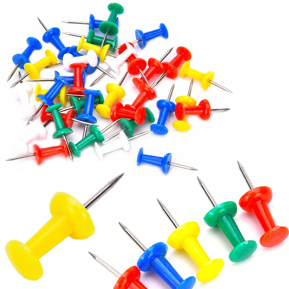 Șpițuri pentru plăci de plută 50 buc 2cm colorate megamix.sk