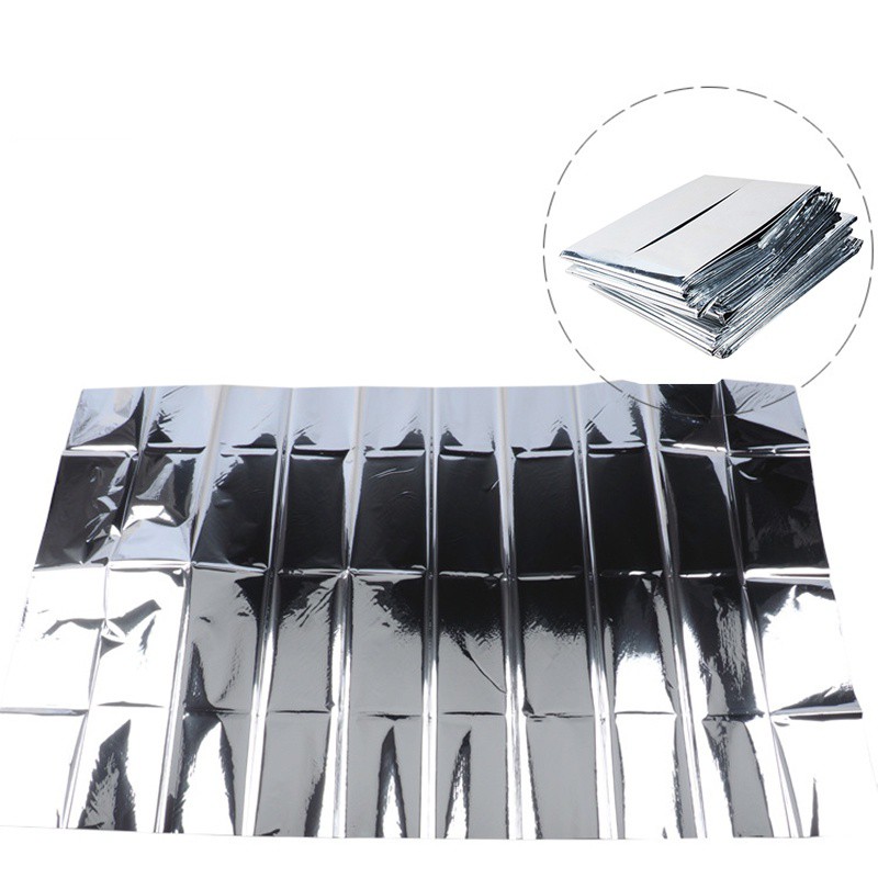 folie termică pentru supraviețuire argintie aurie pătură de salvare megamix.sk