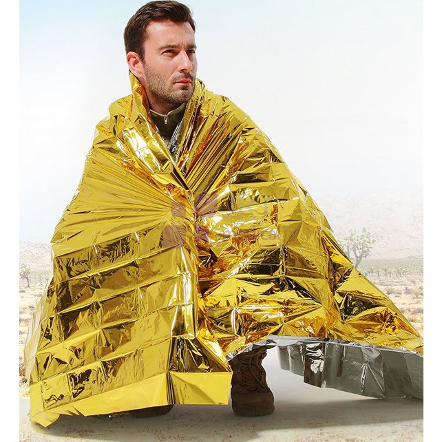 folie termică de supraviețuire argintie aurie pătură de salvare megamix.sk