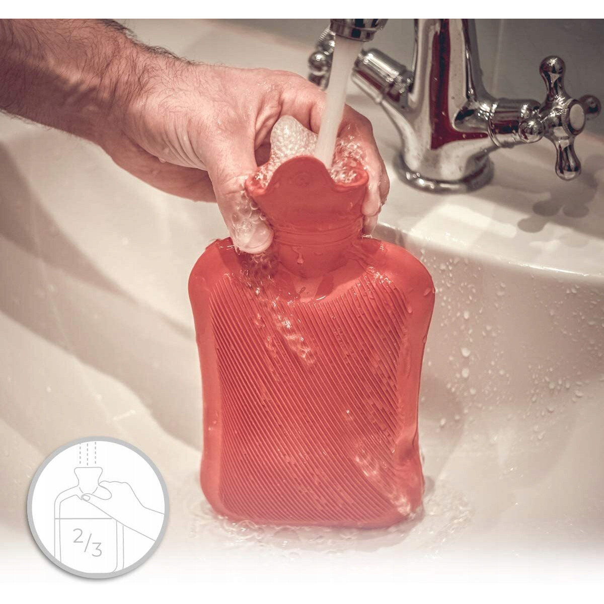 termofor sticlă pentru apă caldă vulpe portocalie 1,8l Soxo 34561A.01 megamix.sk