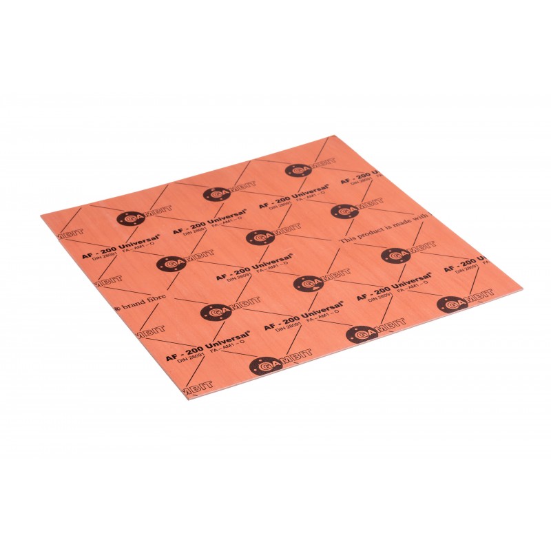 garnitură etanșă GAMBIT AF-200 - 1000x1000x2,0 mm megamix.sk