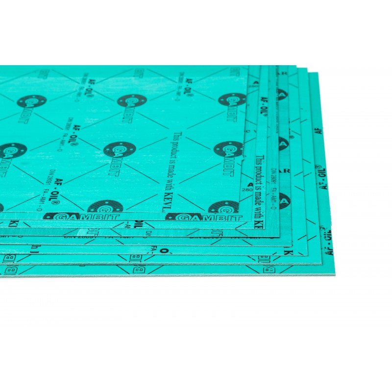 placă de etanșare GAMBIT AF-OIL - 750x750x3,0 mm megamix.sk