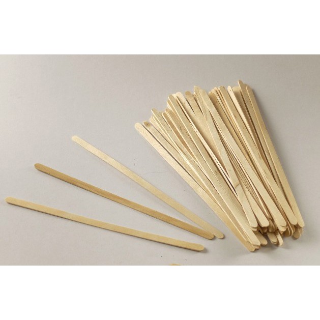 Bețișoare din lemn pentru amestecat 18cm 100buc megamix.sk