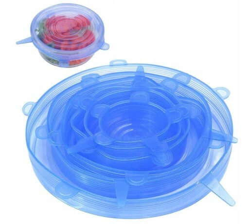Capace universale din silicon pentru alimente 6 buc megamix.sk