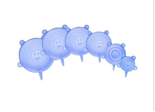 Capace universale din silicon pentru alimente 6 buc megamix.sk