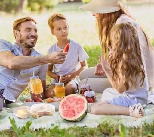 Capace universale din silicon pentru alimente 6 buc megamix.sk