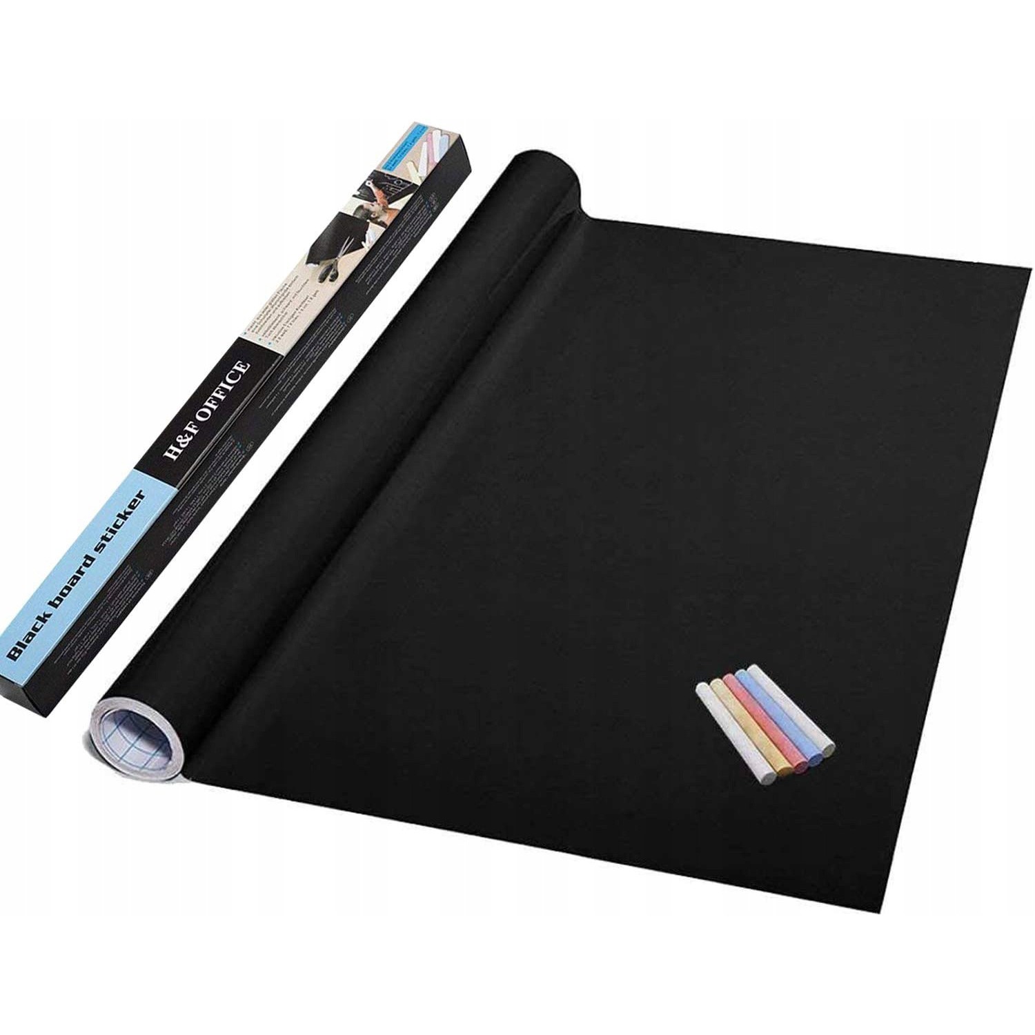 Placă mare autocolantă de tablă 45x200cm + cretă megamix.sk