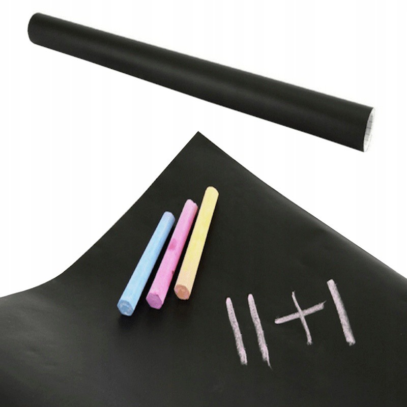 Placă mare autocolantă de tablă 45x200cm + cretă megamix.sk