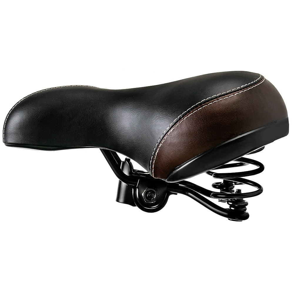 șa mare de bicicletă cu gaură pe arcuri 24x20cm megamix.sk