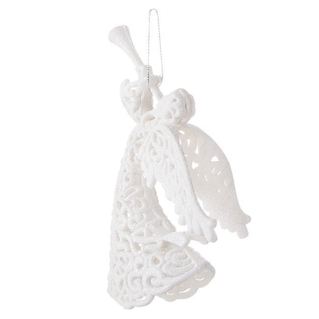 decorațiune de Crăciun pentru pom alb îngeraș 16cm megamix.sk