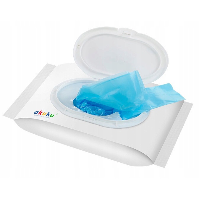 pungi parfumate Akuku pentru scutece uzate 100 buc megamix.sk