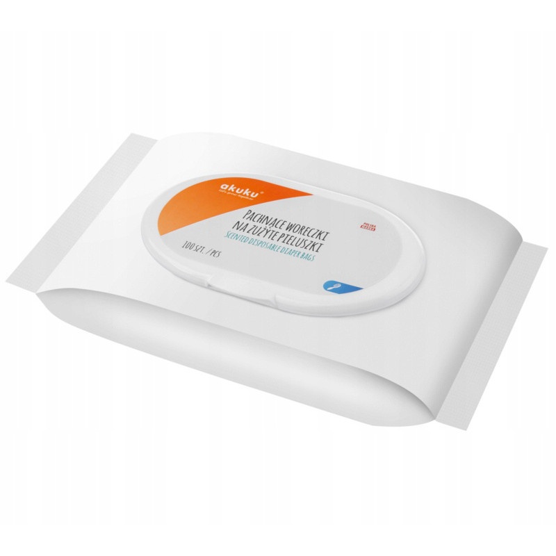 pungi parfumate Akuku pentru scutece uzate 100 buc megamix.sk