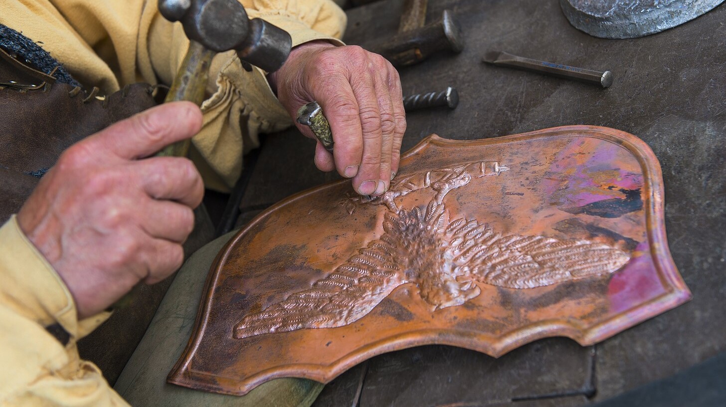 Medené plechy v umení Tablele de cupru în artă